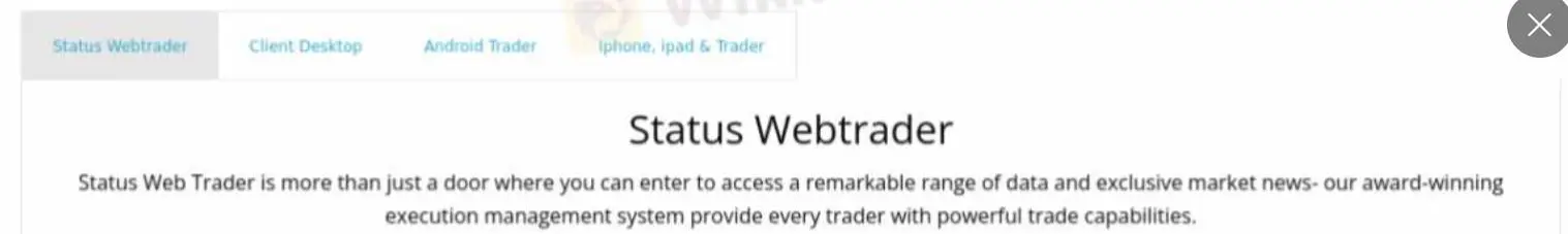 Plateforme de trading