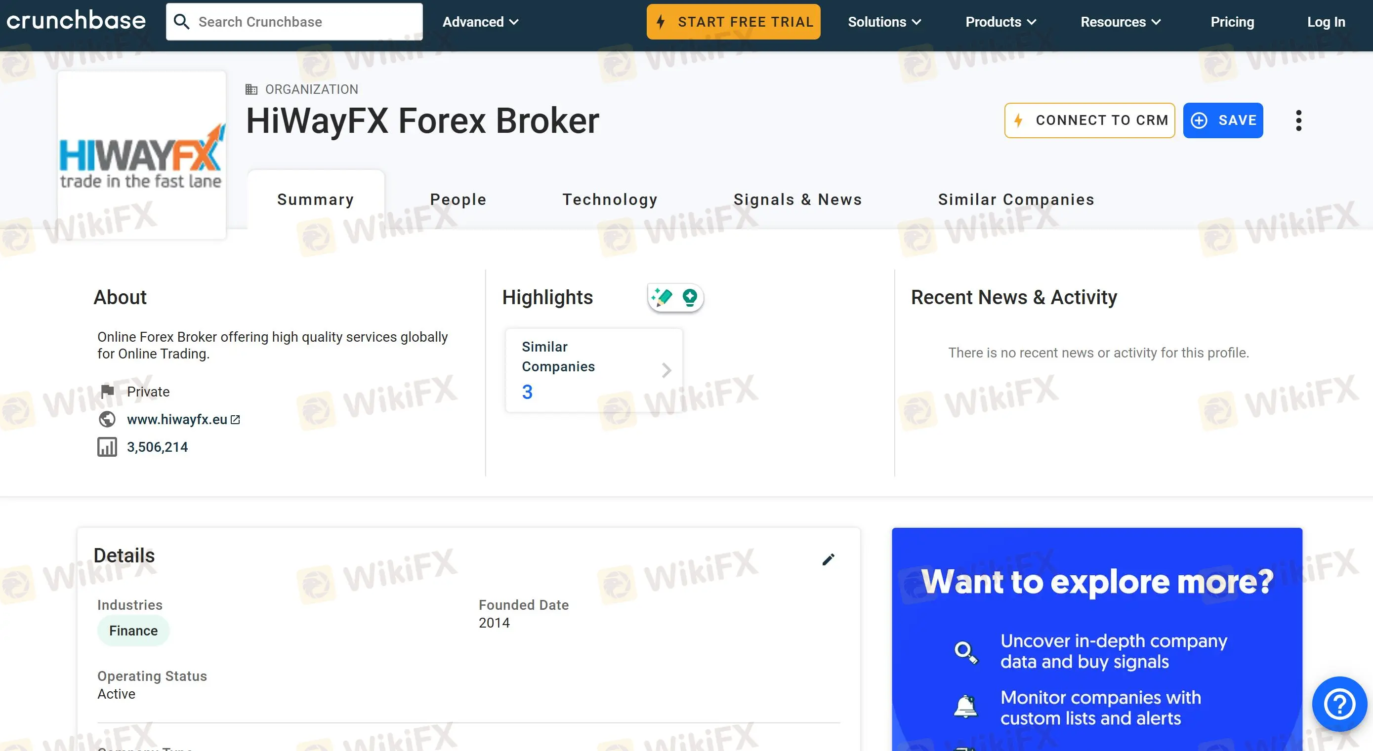 HiWayFX Information HiWayFX Information