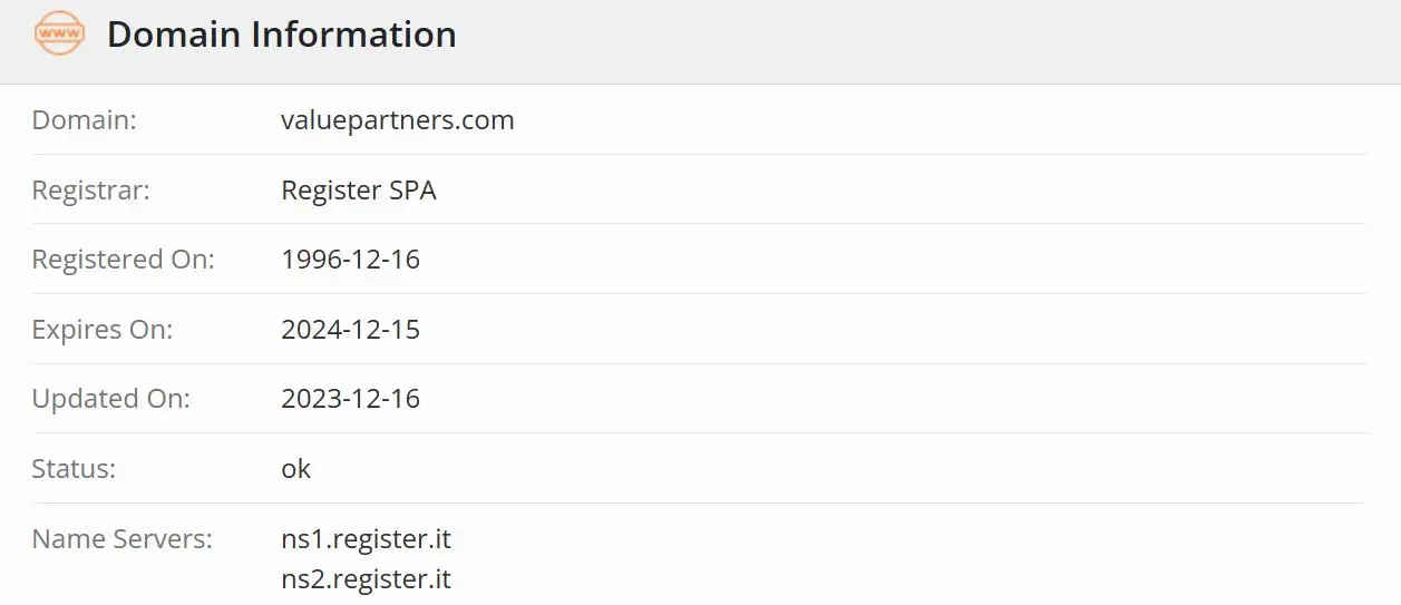 Is Value Partners Group Legit? Is Value Partners Group Legit?
