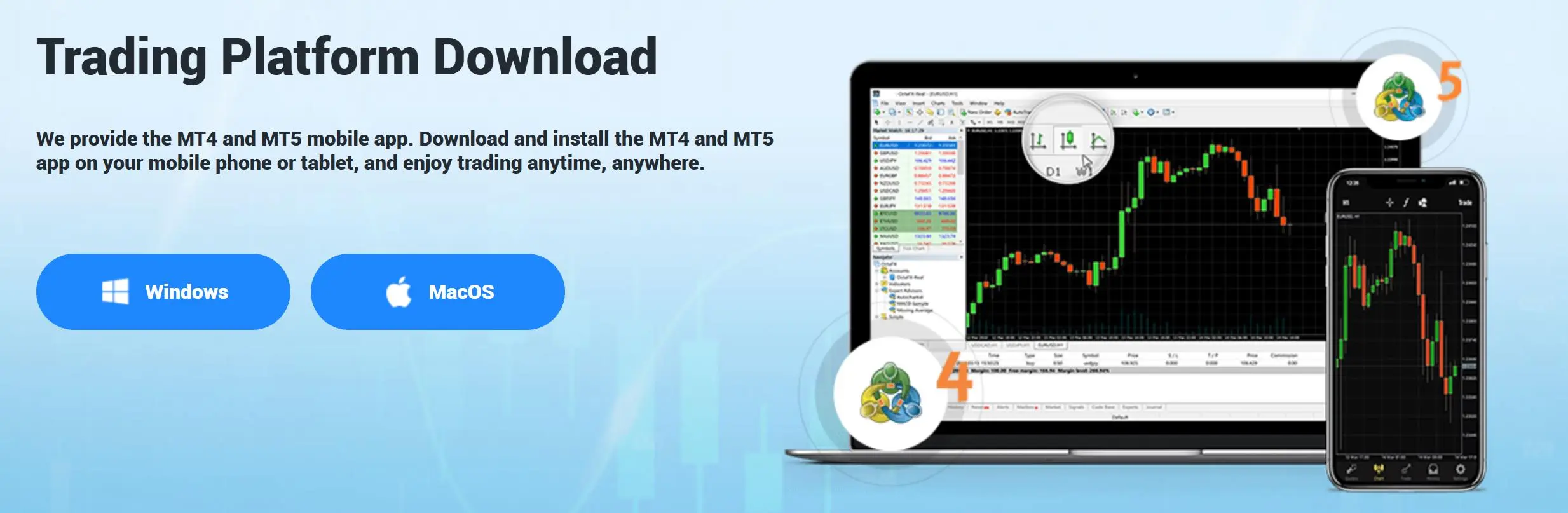 Plataforma de trading Plataforma de trading