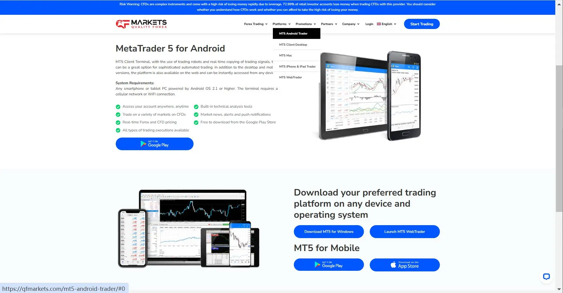 Trading platform Trading platform