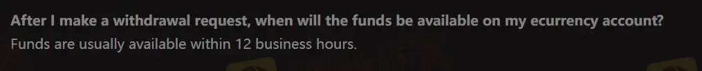 Deposit and Withdrawal Deposit and Withdrawal