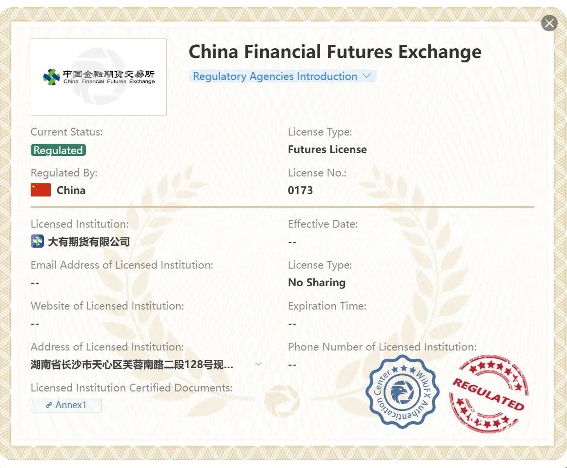 ¿Es DAYOU FUTURES legítimo? ¿Es DAYOU FUTURES legítimo?