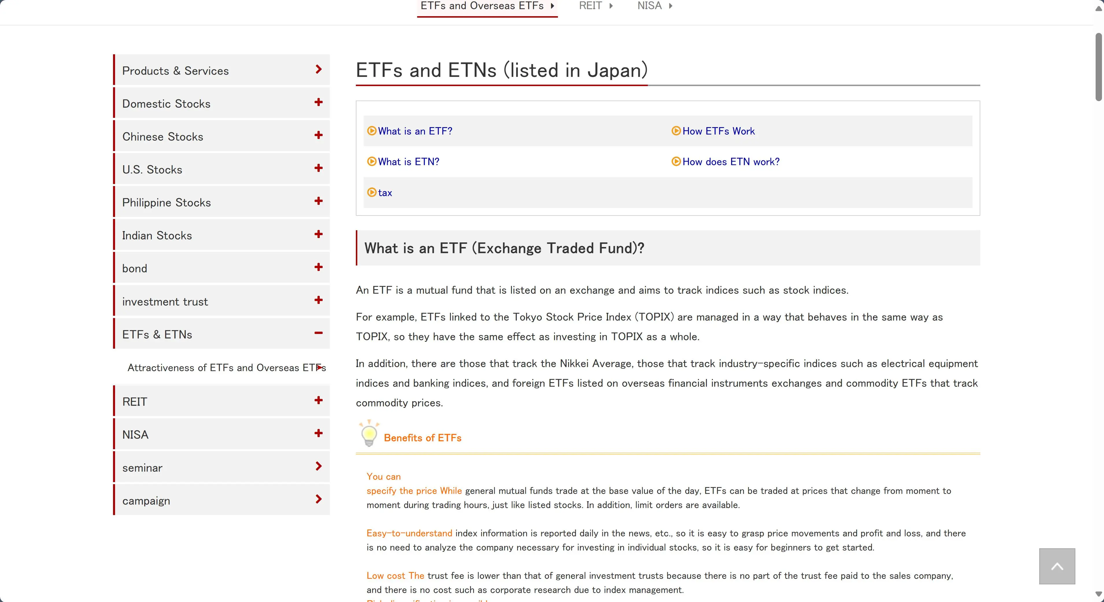 What Can I Trade on Naito Securities? What Can I Trade on Naito Securities?