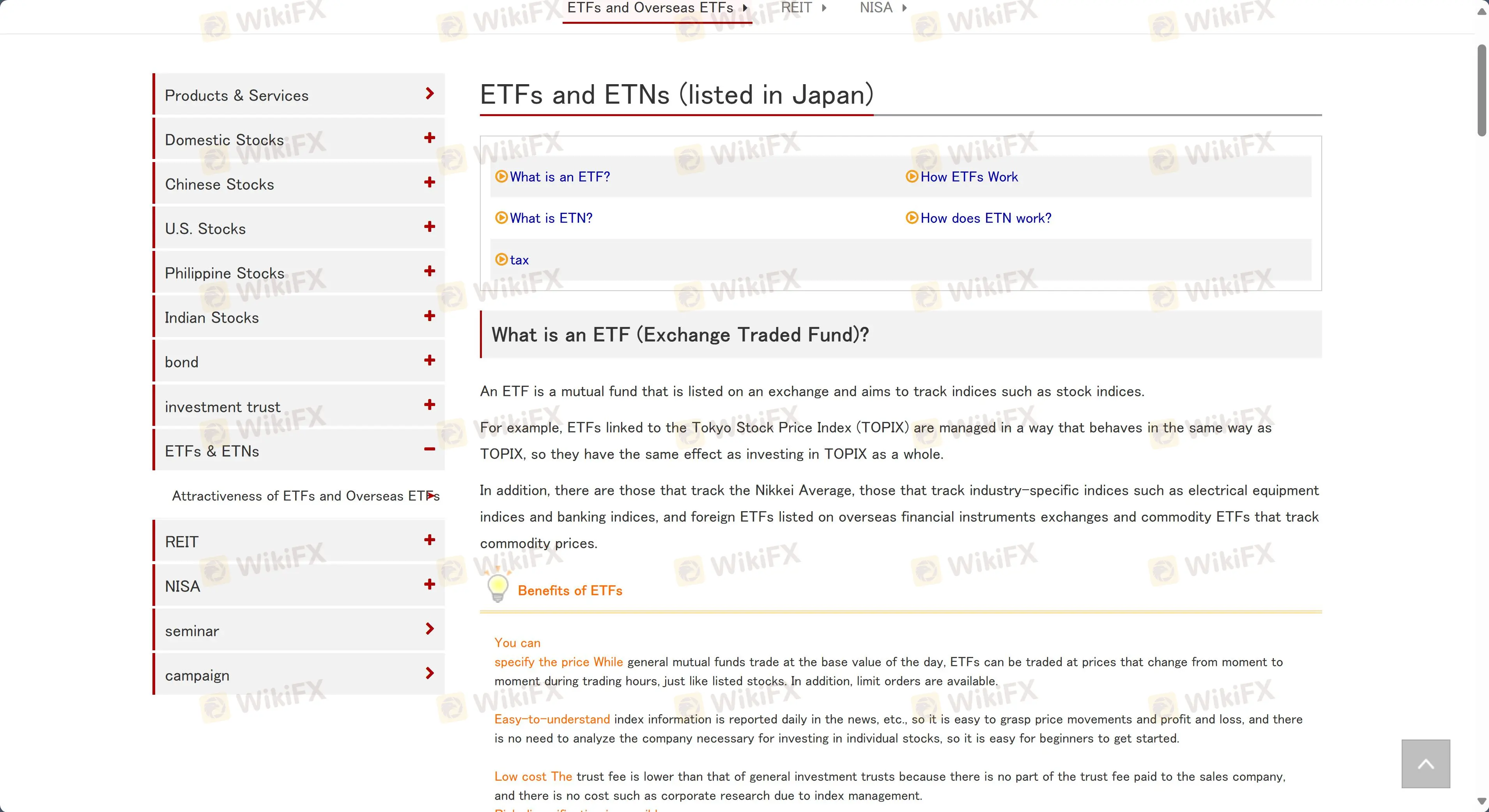 What Can I Trade on Naito Securities?