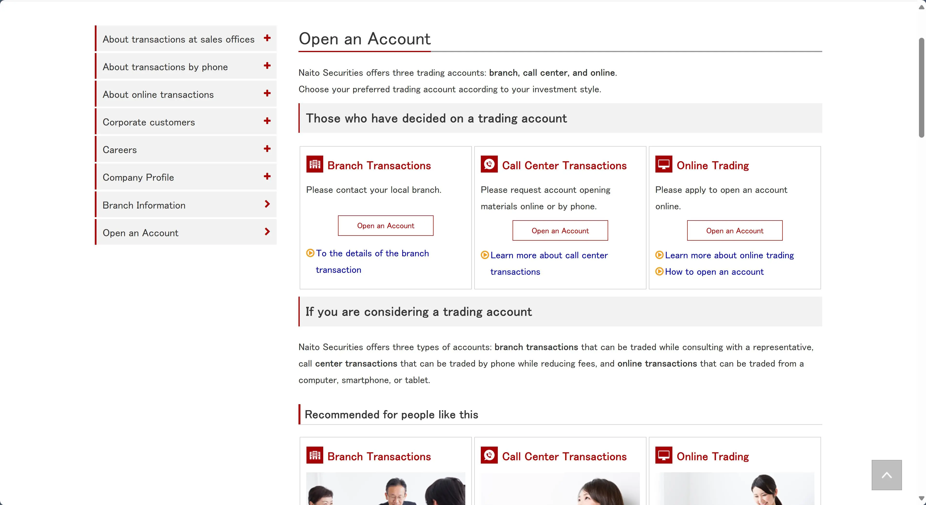 Account Types Account Types