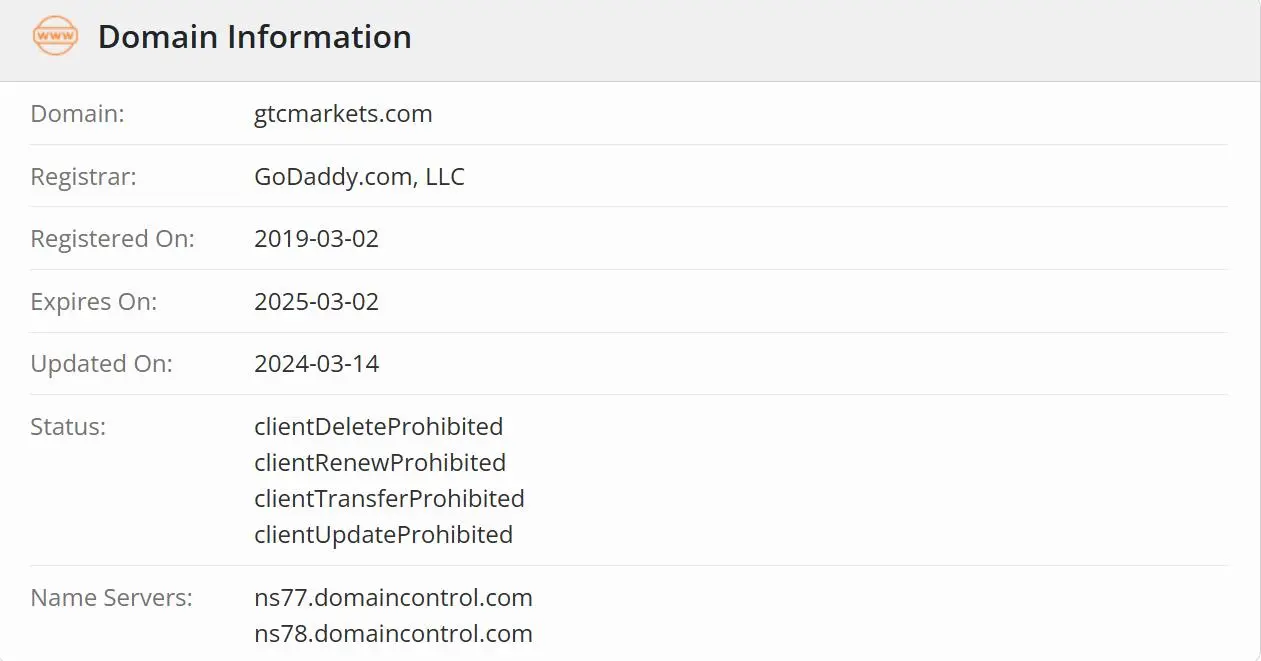 GTC MARKETS é Legítimo?