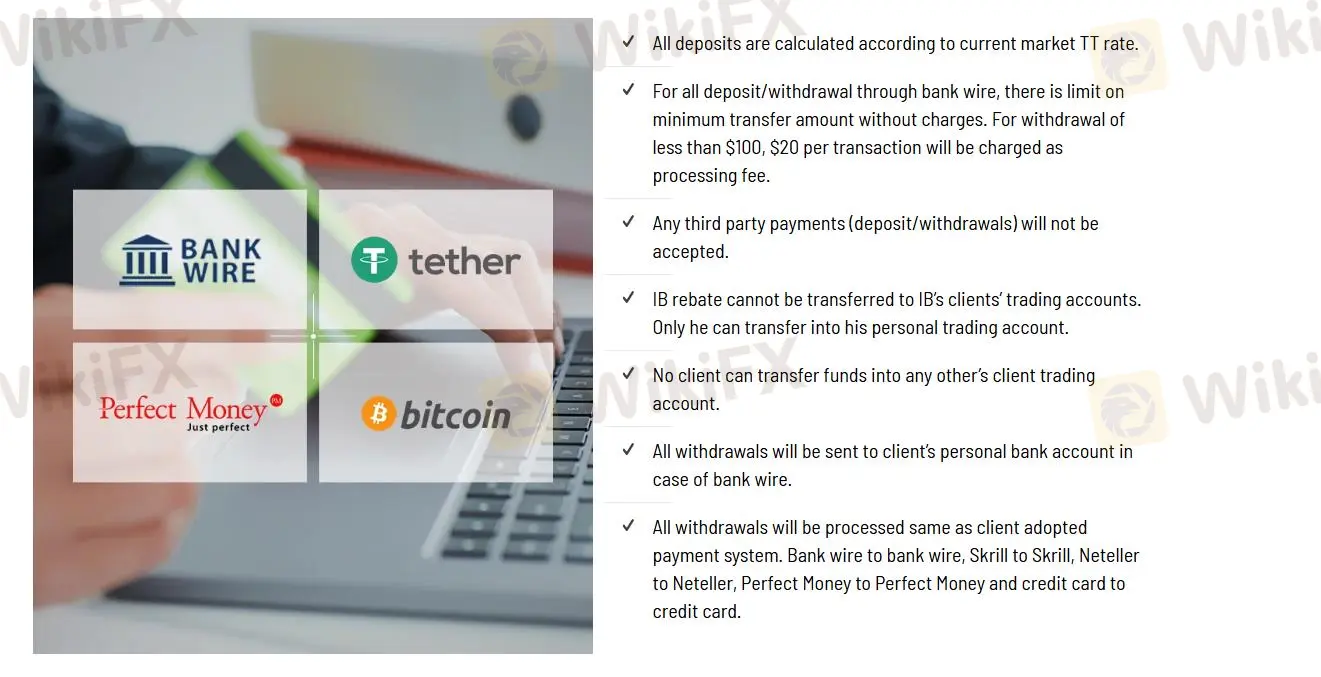 Deposit & Withdrawal
