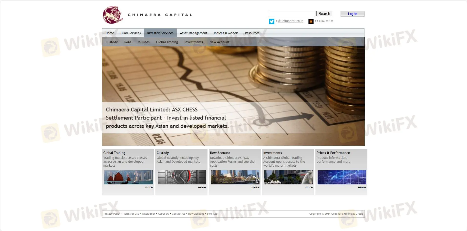 我可以在 Chimaera Financial Group 上交易什么？