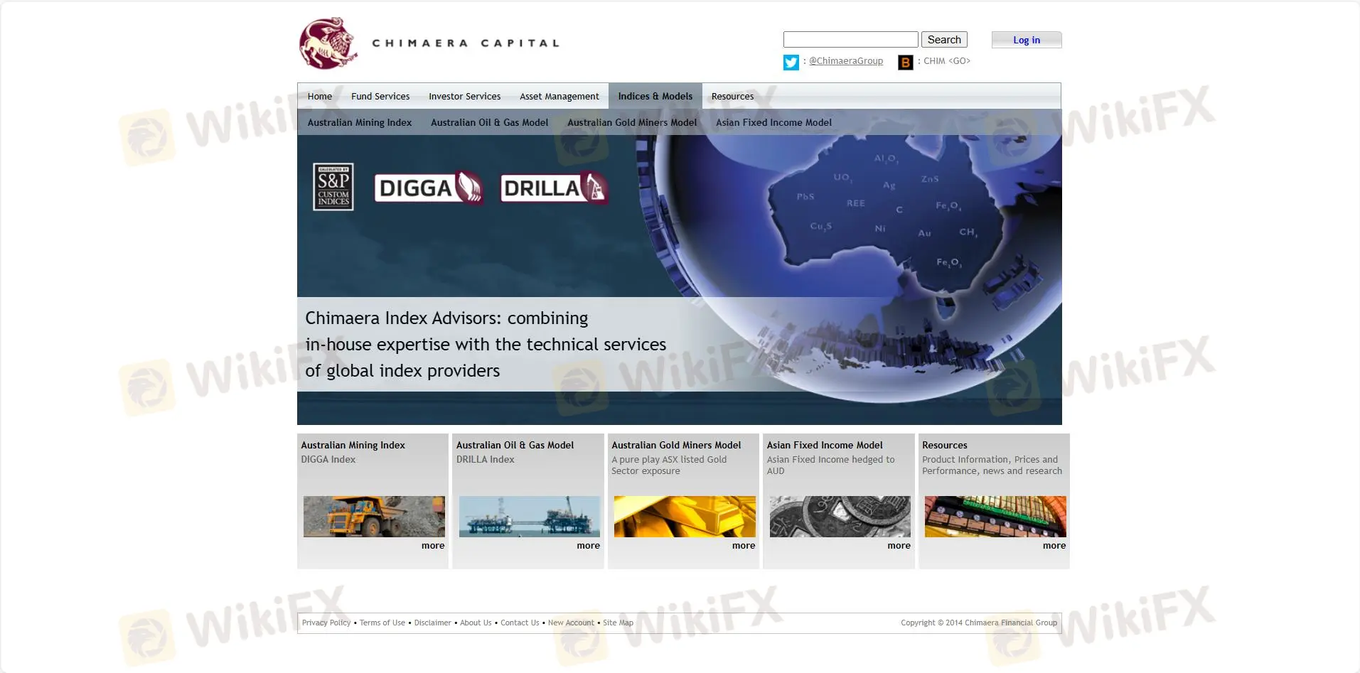 我可以在 Chimaera Financial Group 上交易什么？