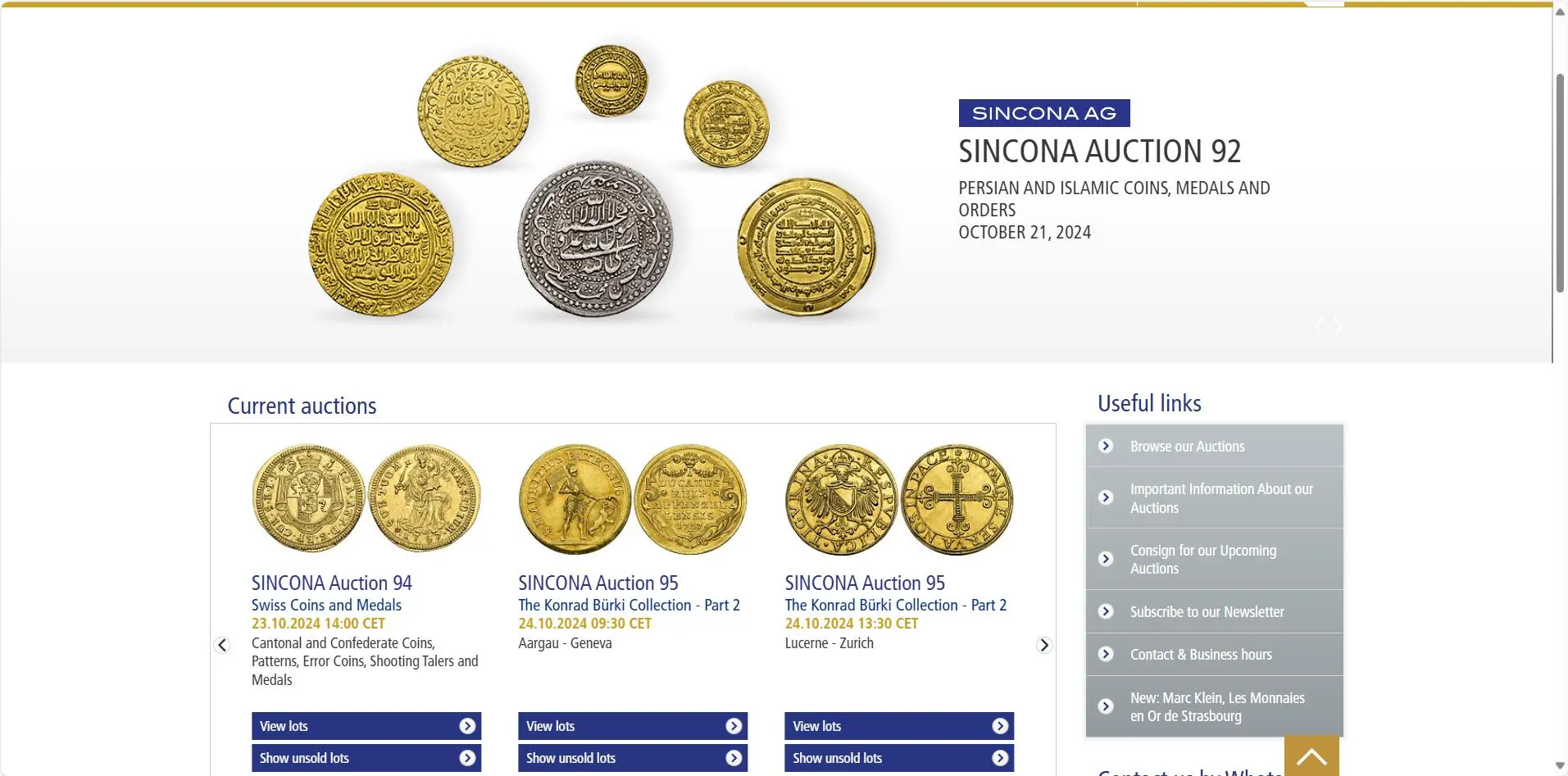 SINCONA AG Information SINCONA AG Information