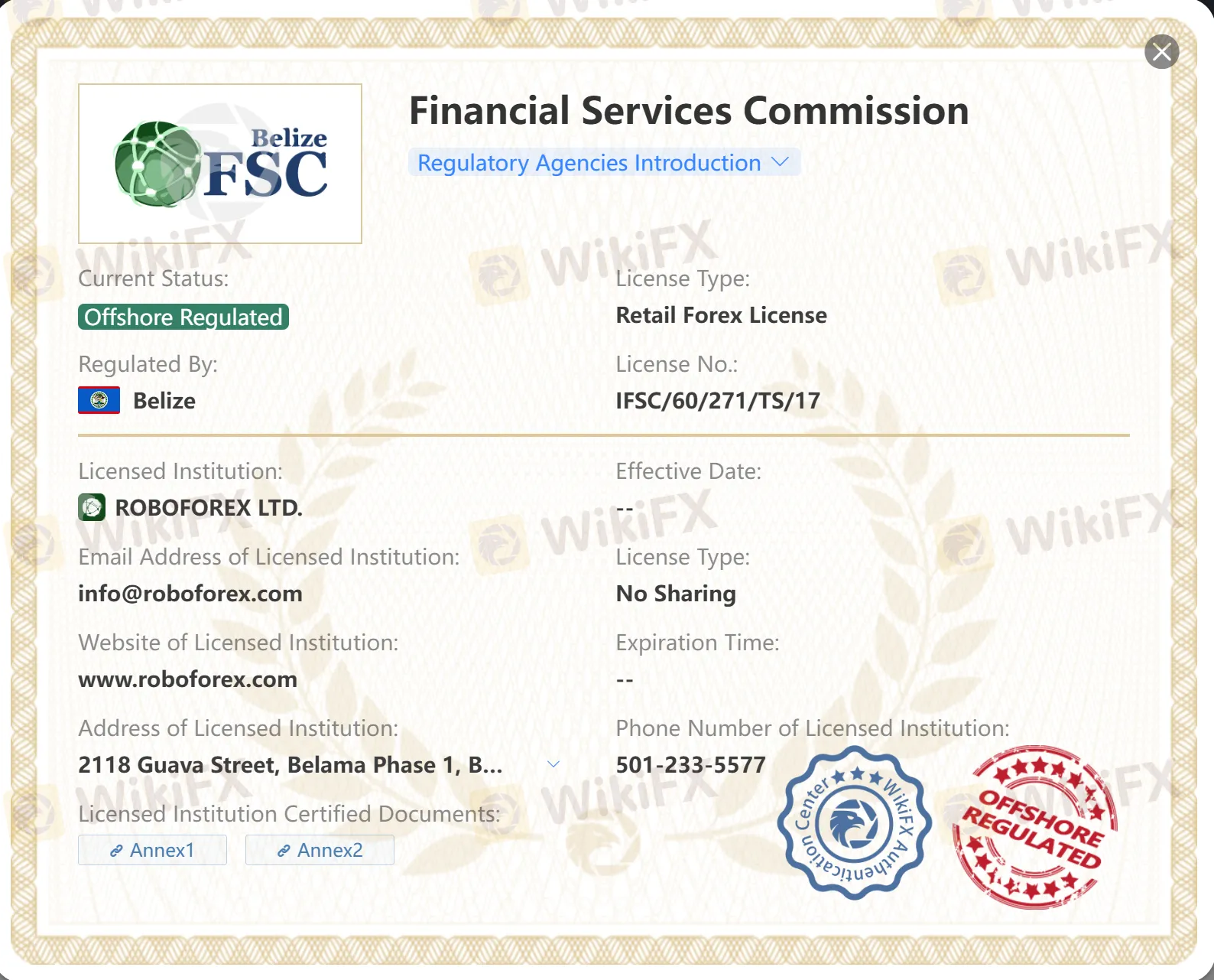 Regulated by FSC