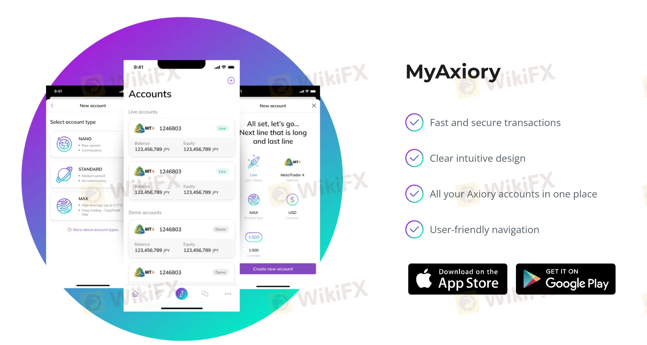 MyAxiory app
