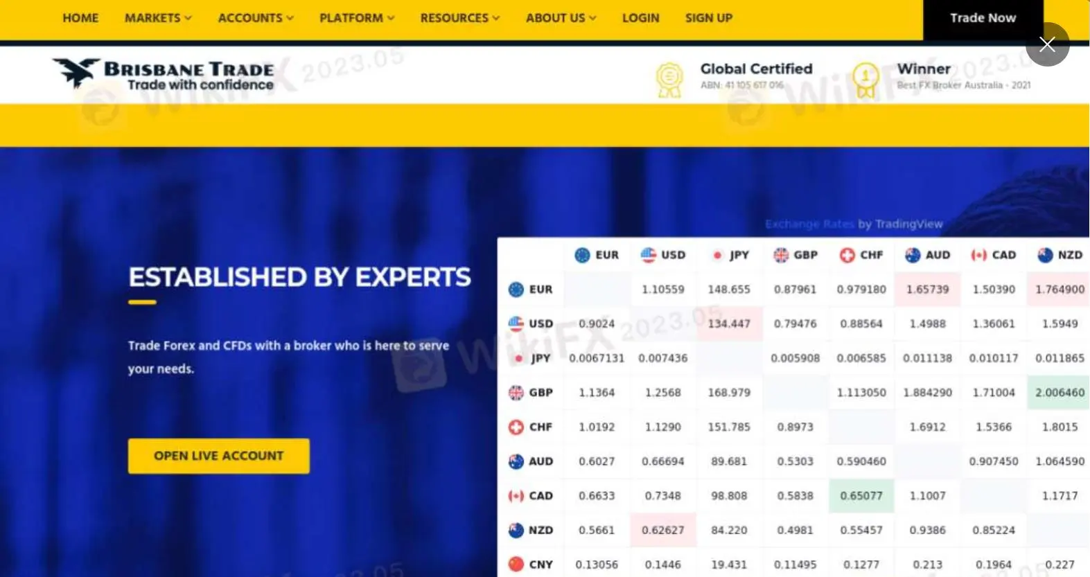 معلومات Brisbane Trade معلومات Brisbane Trade