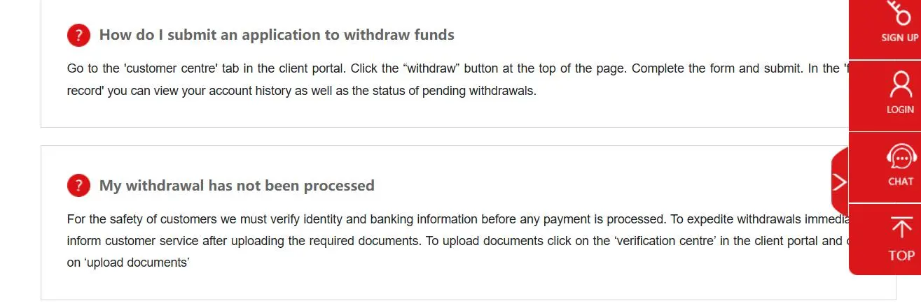 Deposit and Withdrawal Deposit and Withdrawal
