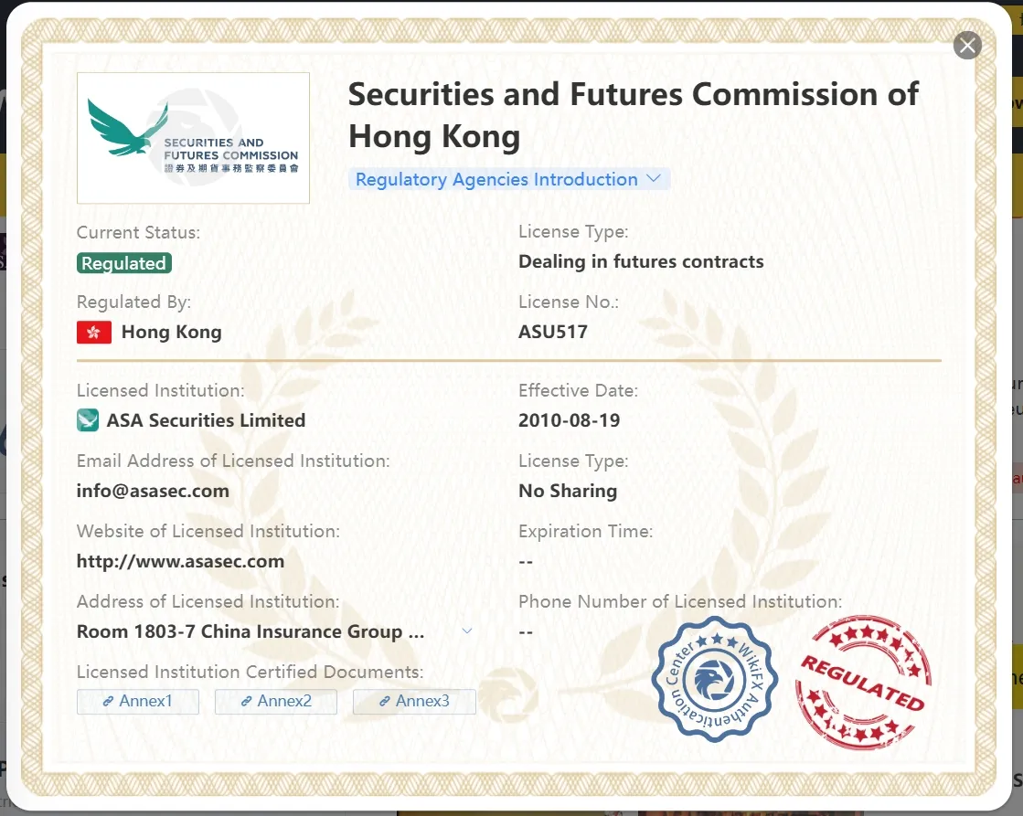 Is ASA SECURITIES Legit?