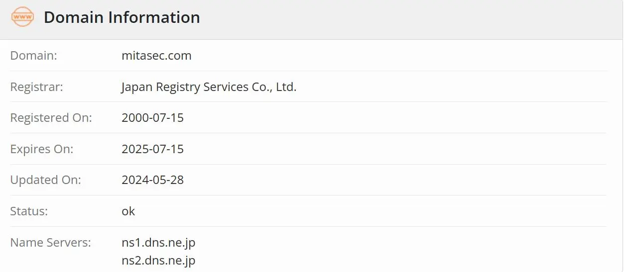 Apakah MITA SECURITIES Legal? Apakah MITA SECURITIES Legal?