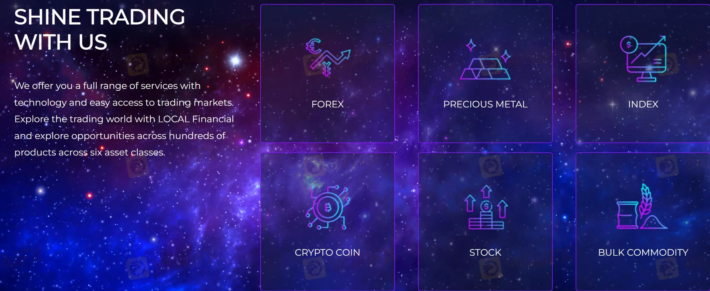 What Can I Trade on Local Financial?