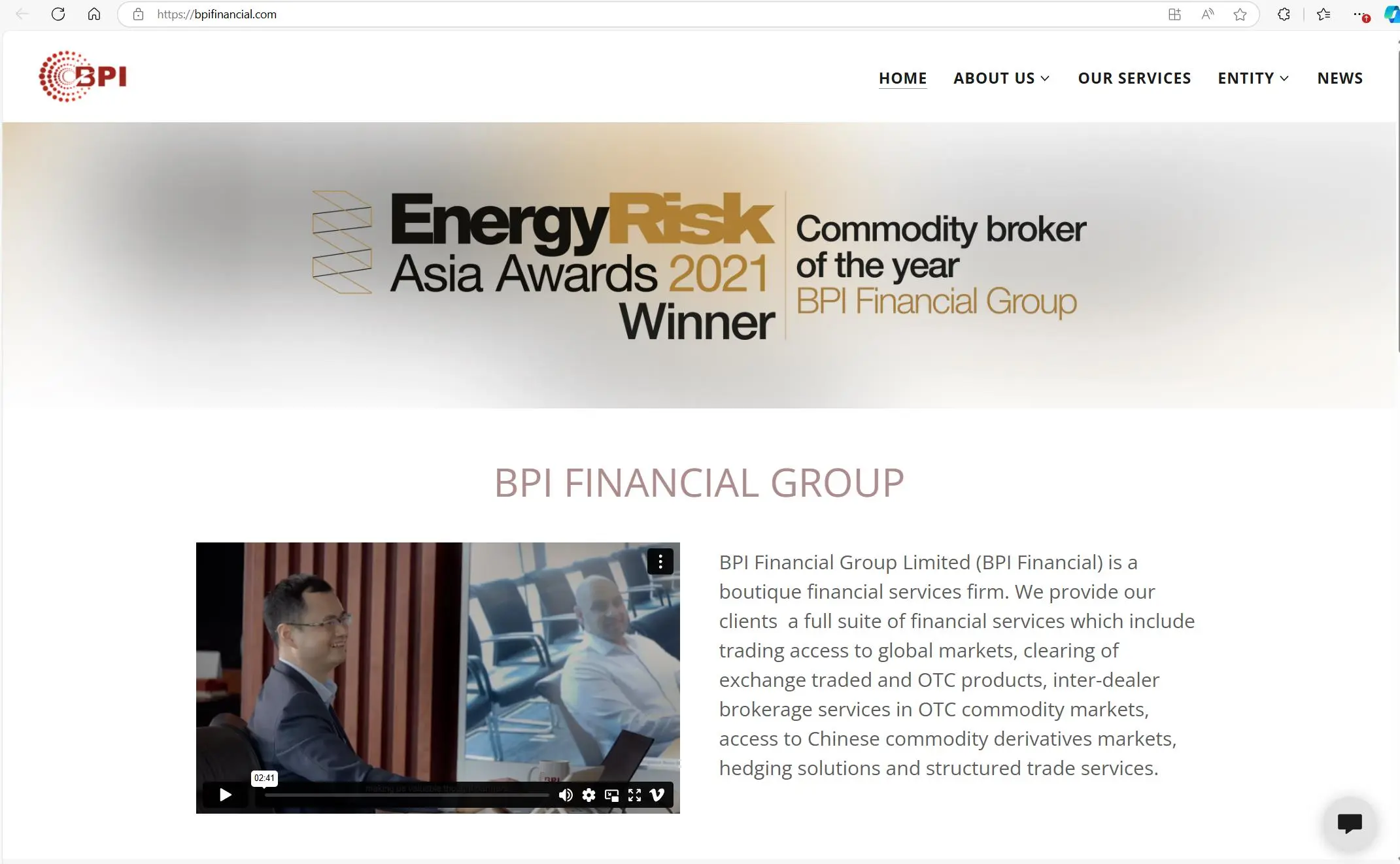 BPI Financial Информация BPI Financial Информация