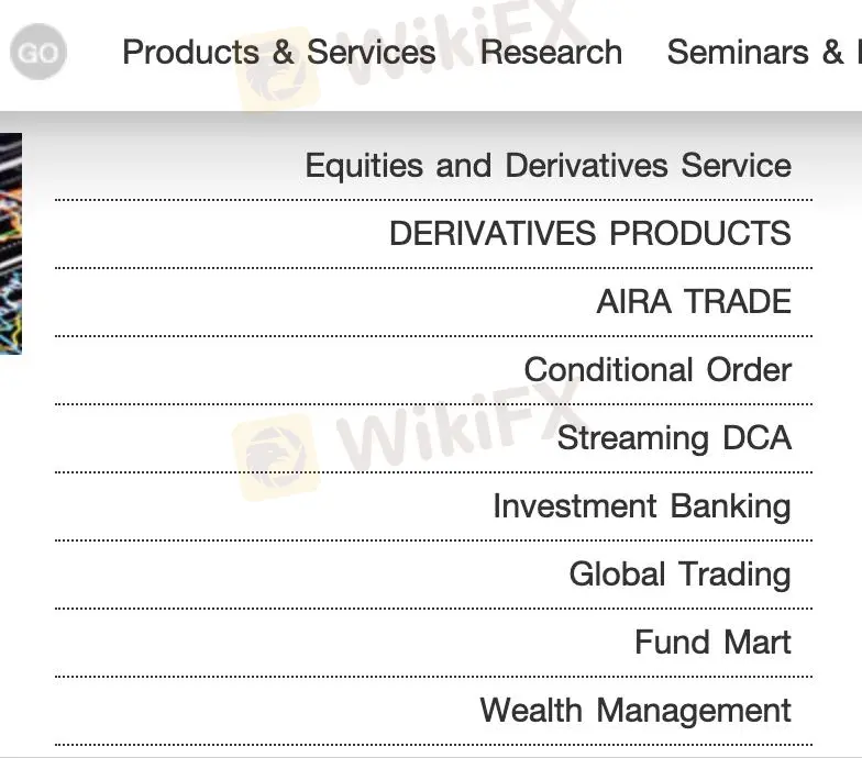 Products and Services