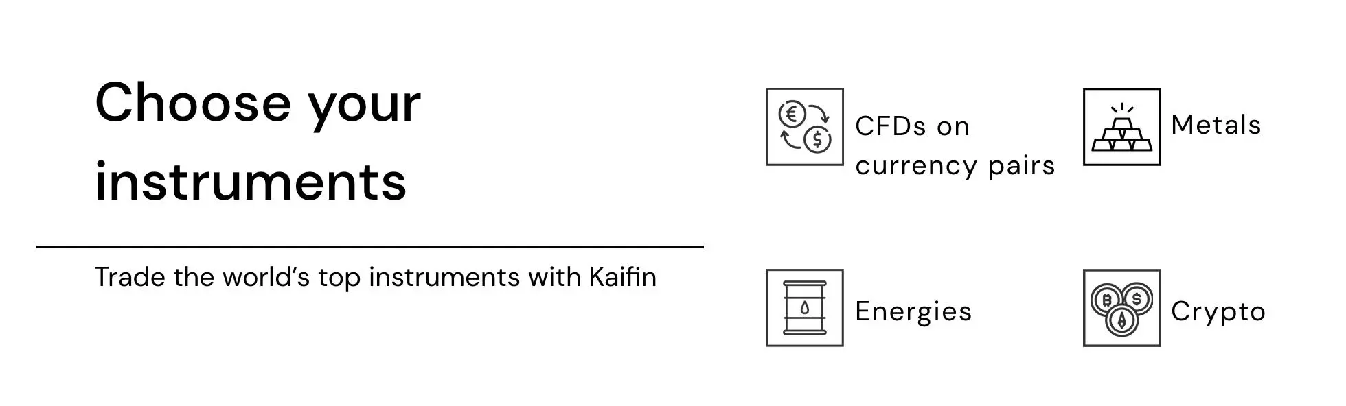 ¿Qué puedo negociar en KAIFIN? ¿Qué puedo negociar en KAIFIN?