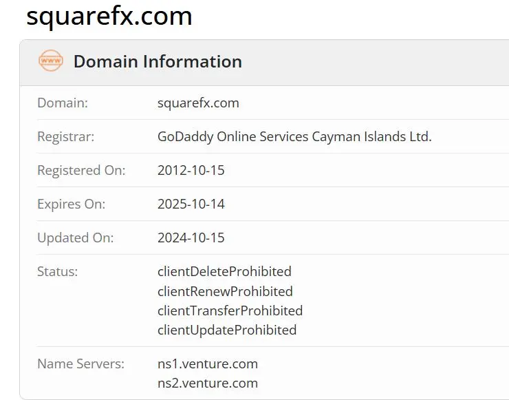Square FX Информация