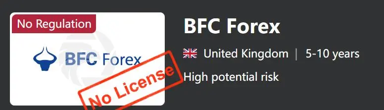 BFC Forex이 신뢰할 수 있는가요?
