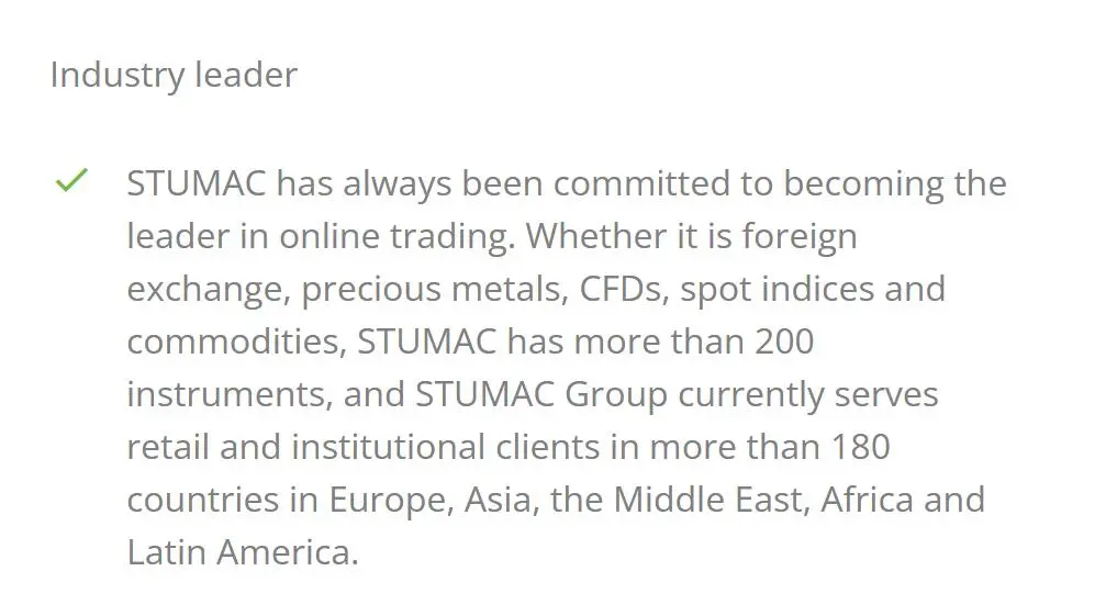 What Can I Trade on Stumac?