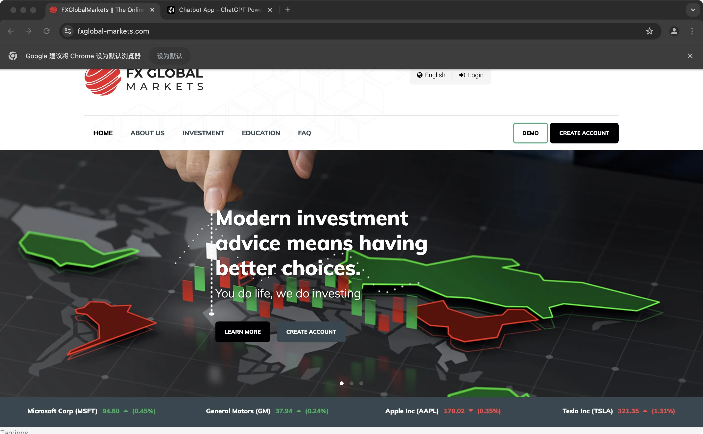 FXGlobalMarkets Information FXGlobalMarkets Information