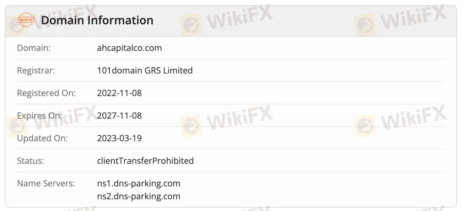 Ist AH CAPITAL seriös?