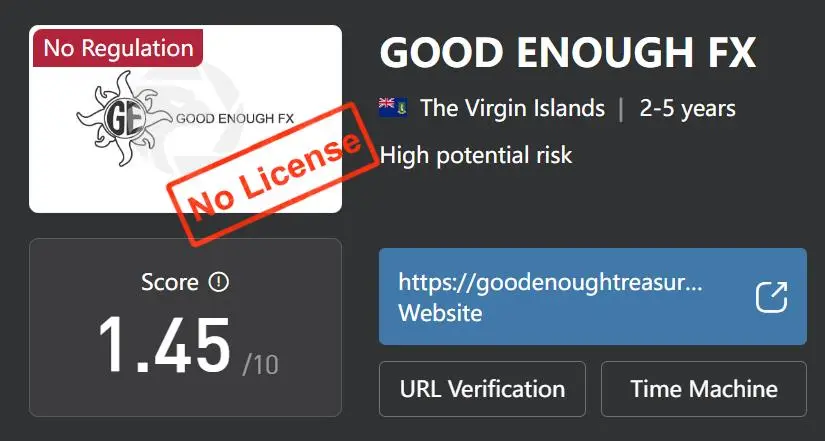 GOOD ENOUGH FXは信頼できるか? GOOD ENOUGH FXは信頼できるか?