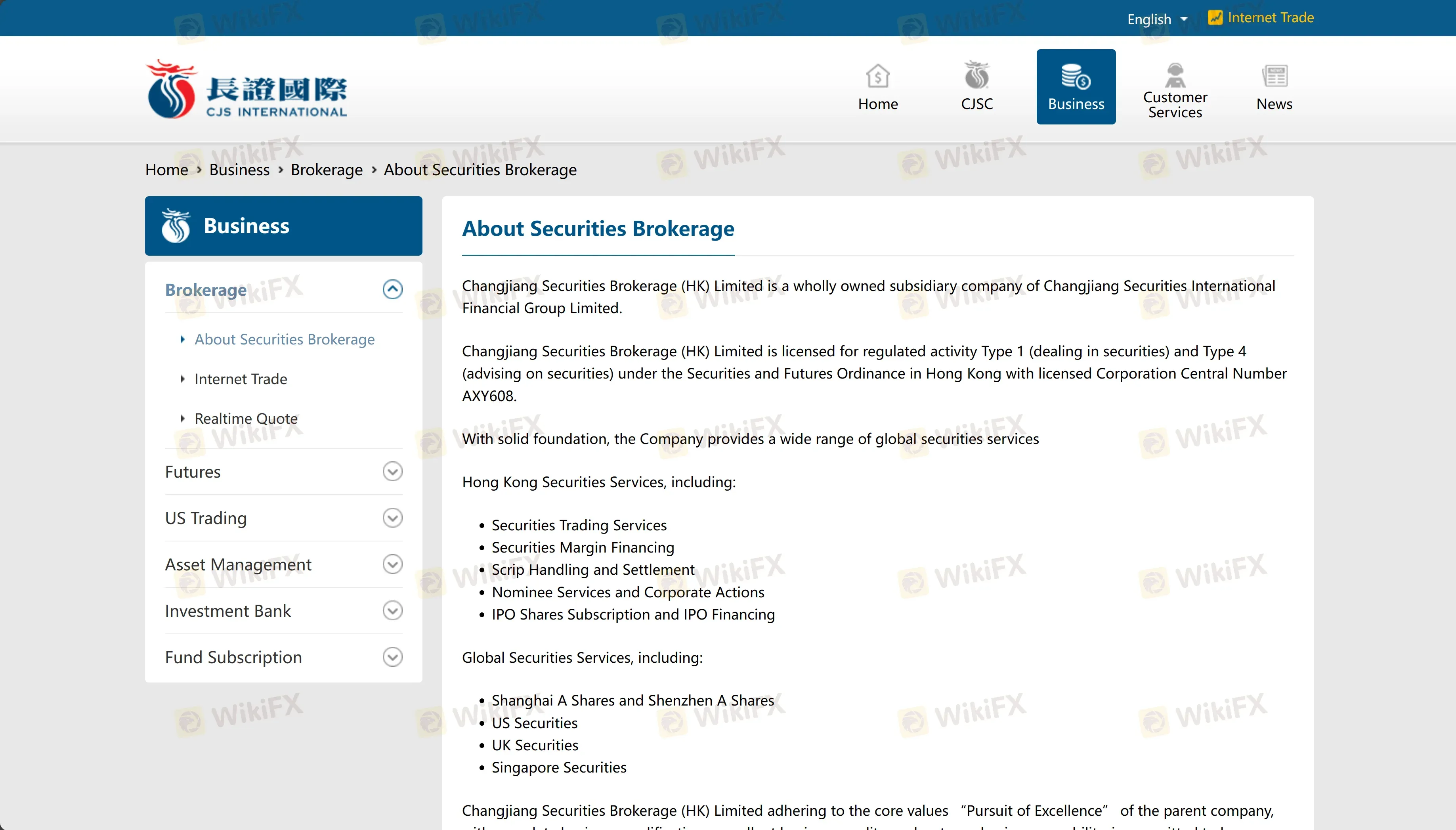 Brokerage Services Brokerage Services