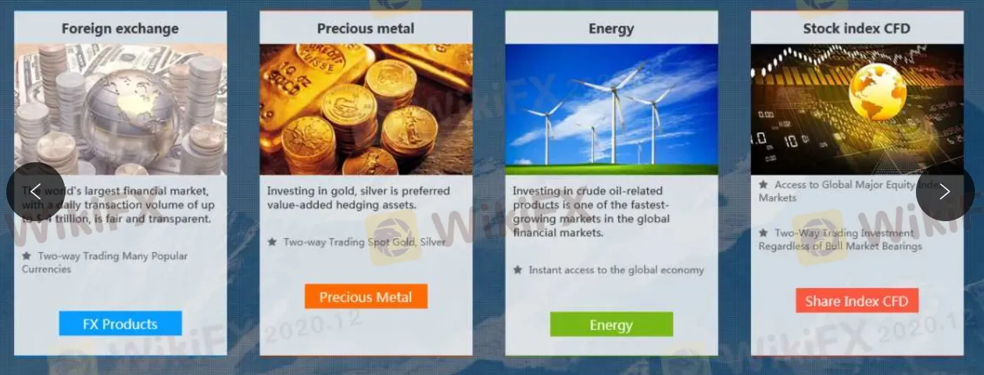 我可以在领峰环球上交易什么？