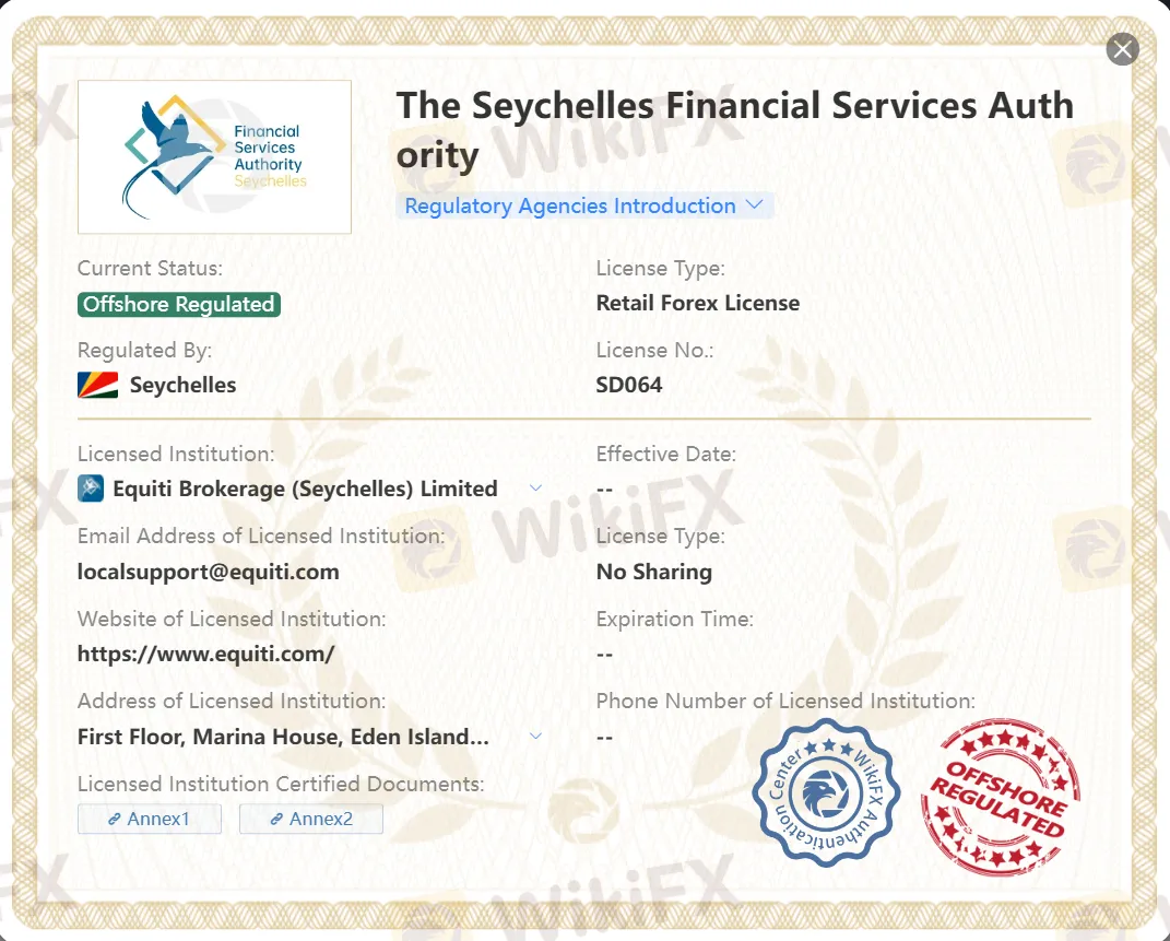 Offshore regulated by FSA