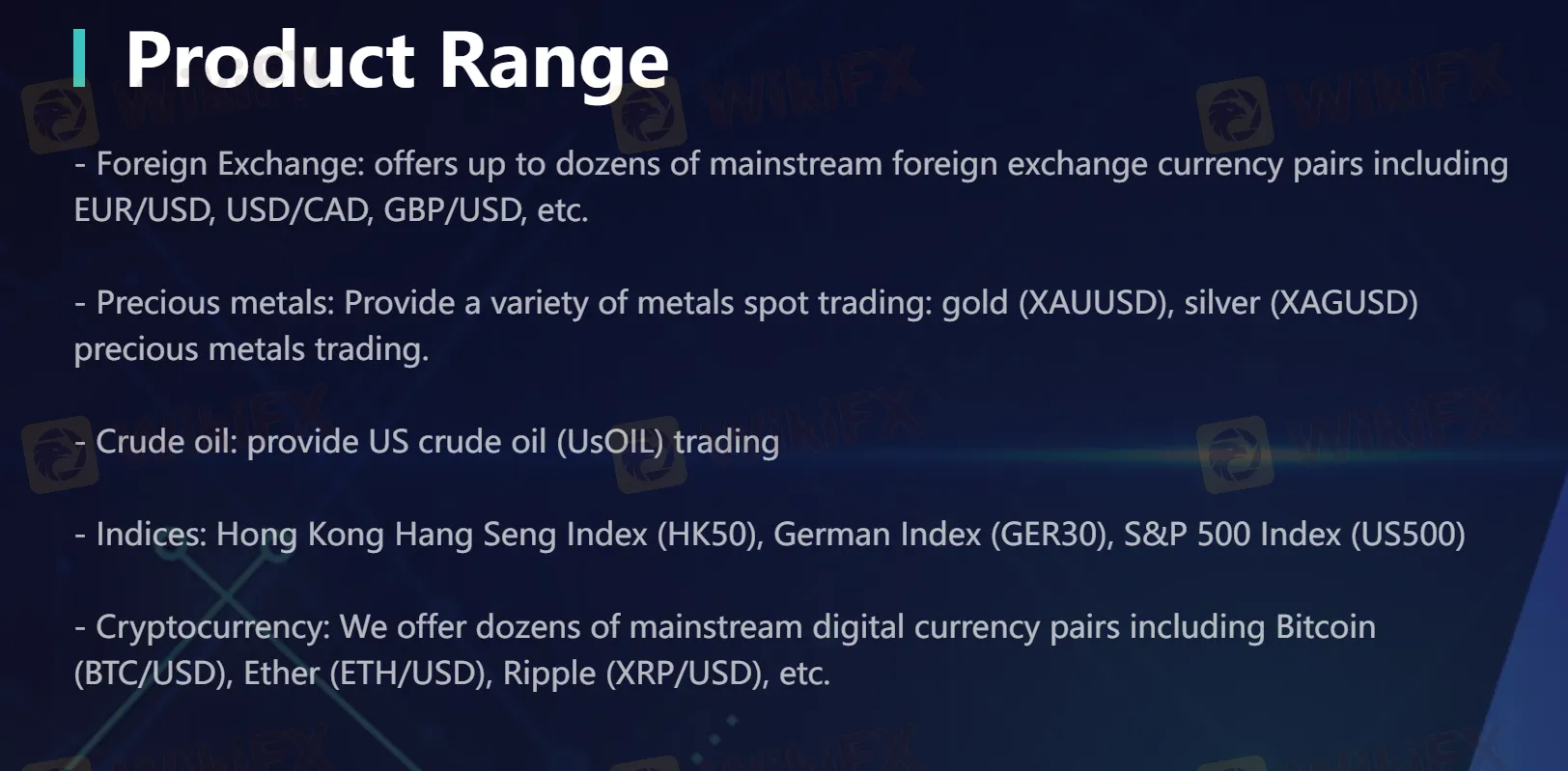 Instruments de marché Instruments de marché