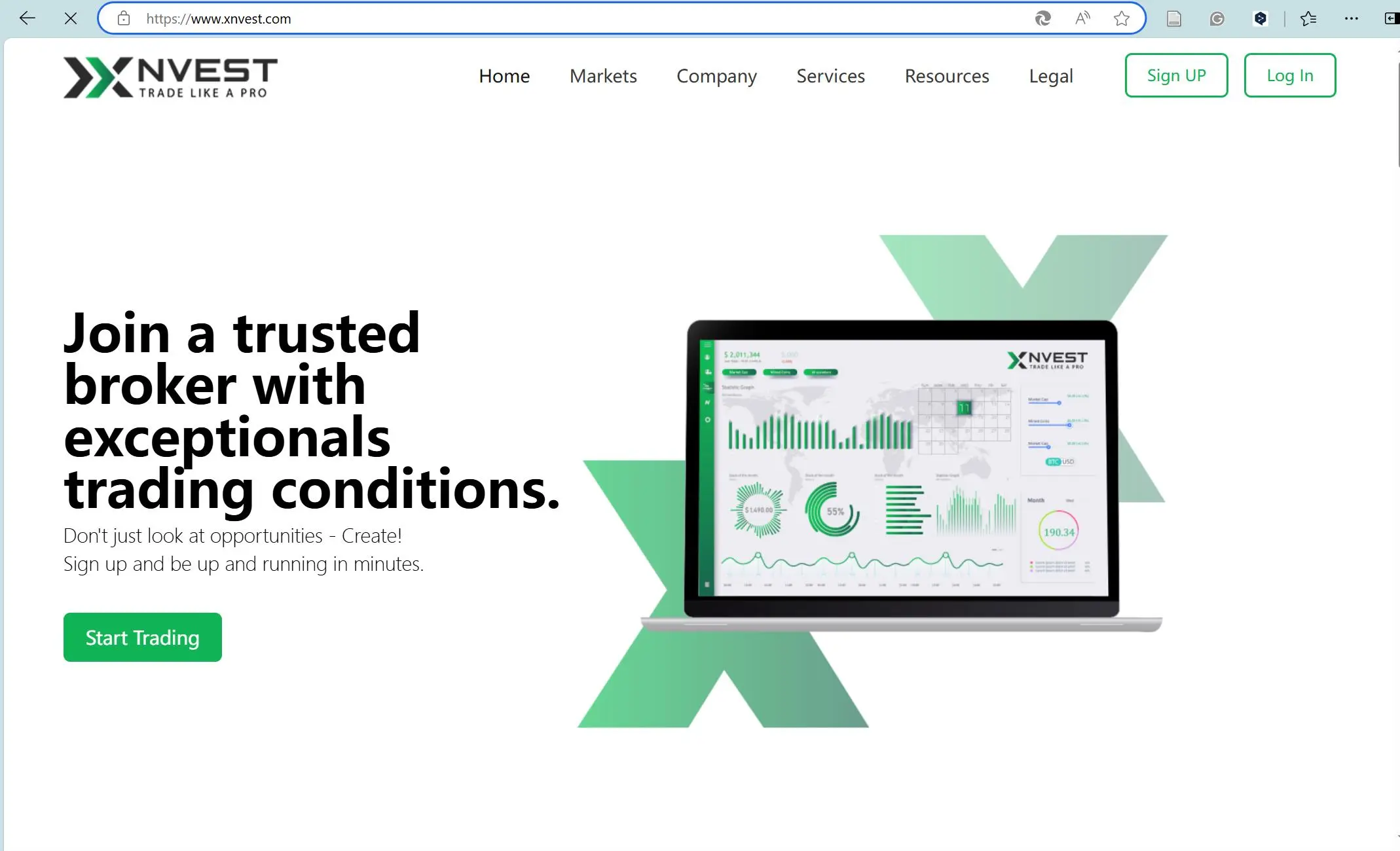 Xnvest's homepage