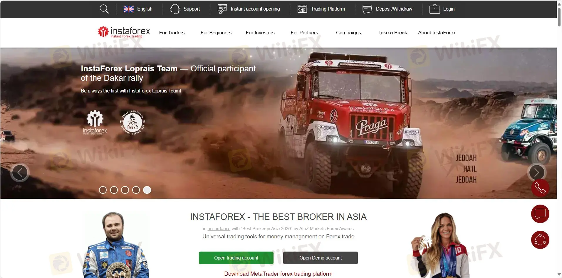 InstaForex Informationen