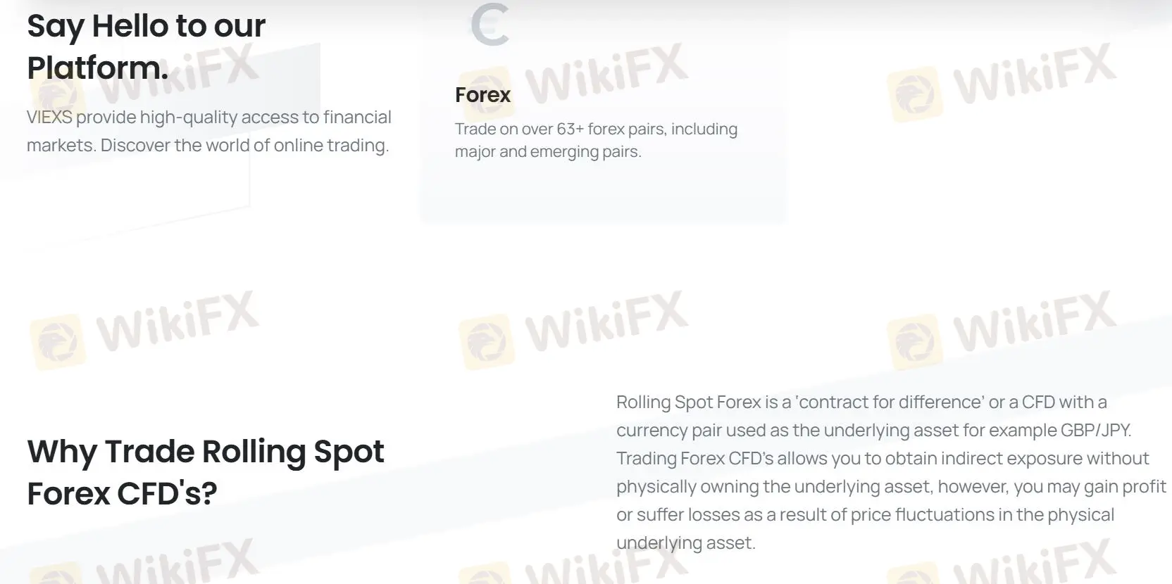 VIEXS 可以交易什么？