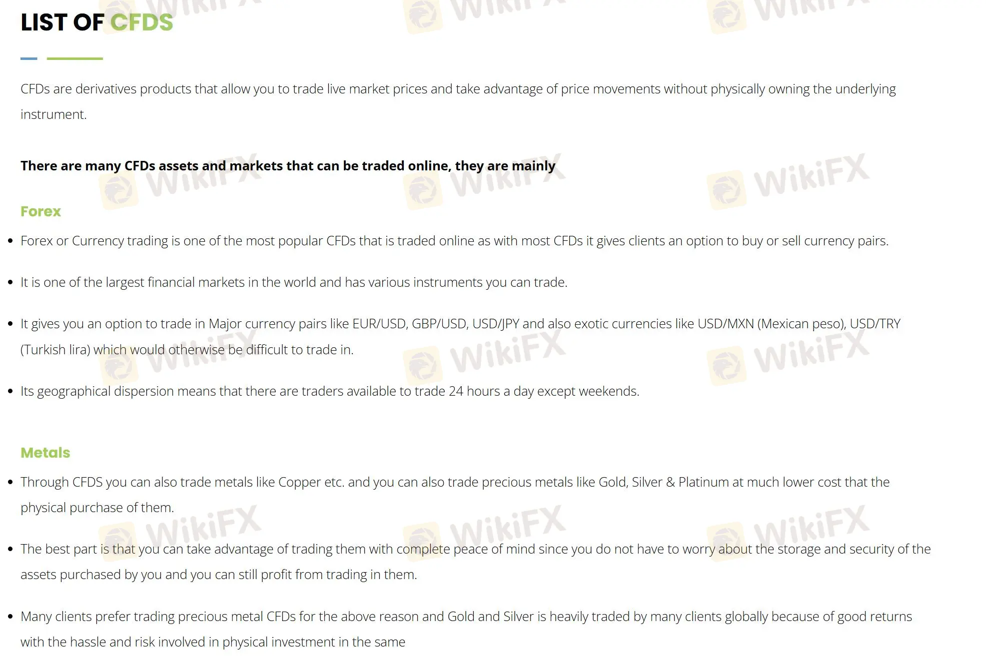 What Can I Trade on IFE MARKETS?