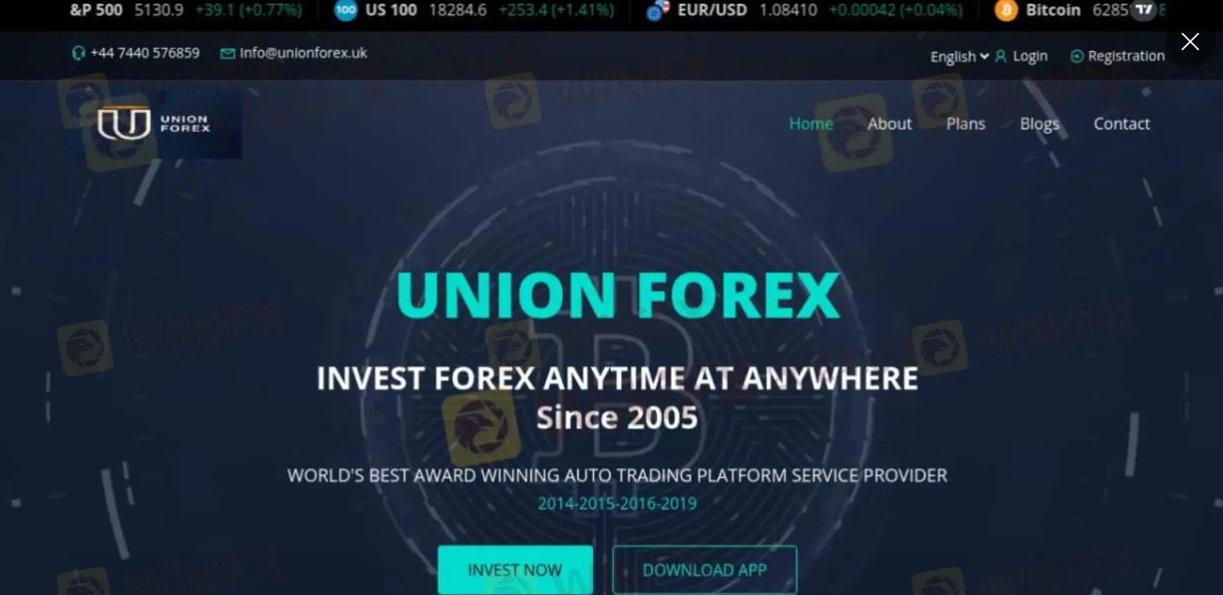 Union Forex Information