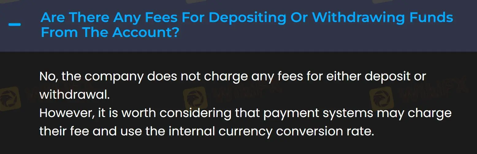 Deposit and Withdrawal Deposit and Withdrawal