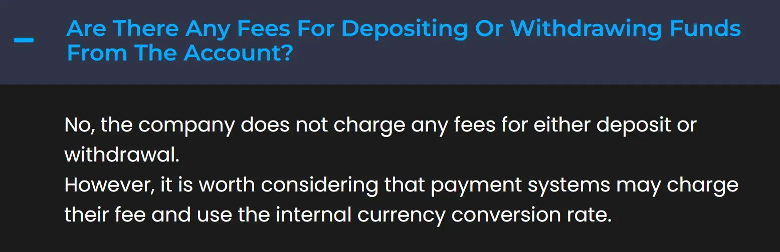 Deposit and Withdrawal Deposit and Withdrawal
