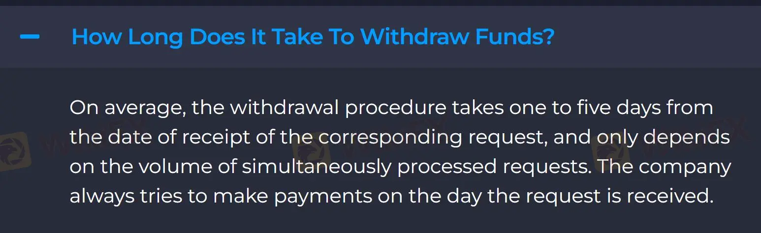 Deposit and Withdrawal Deposit and Withdrawal