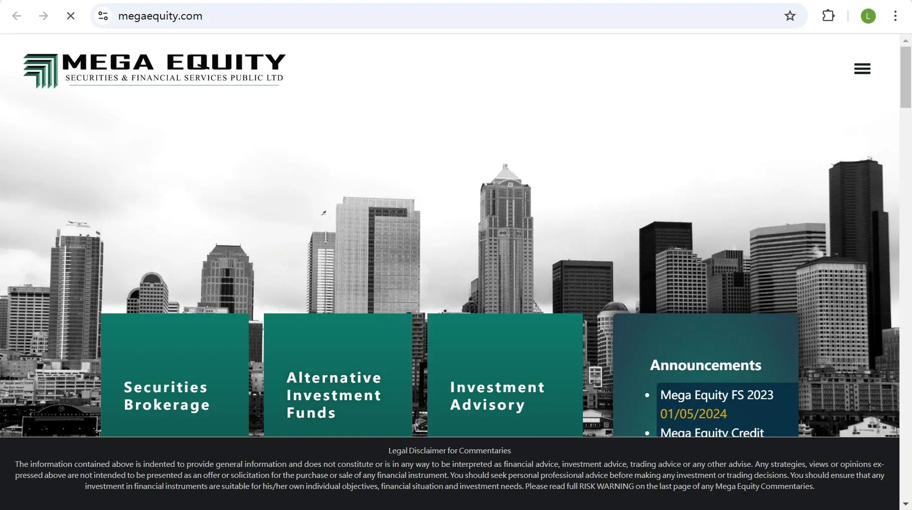 MEGA EQUITY Review Summary MEGA EQUITY Review Summary