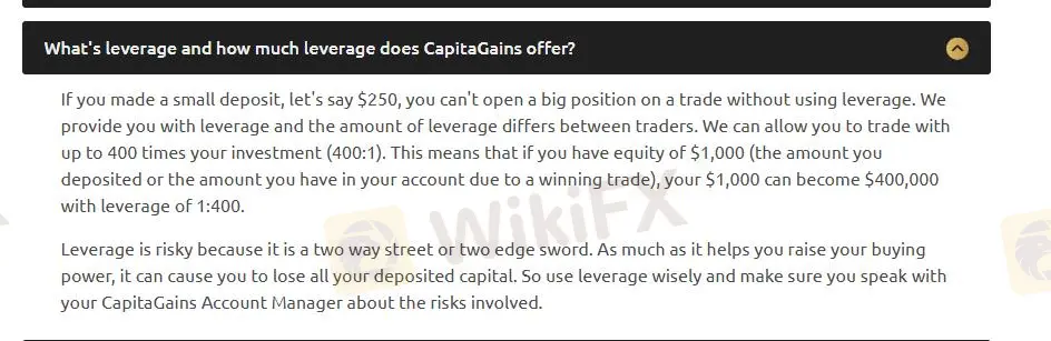 Leverage