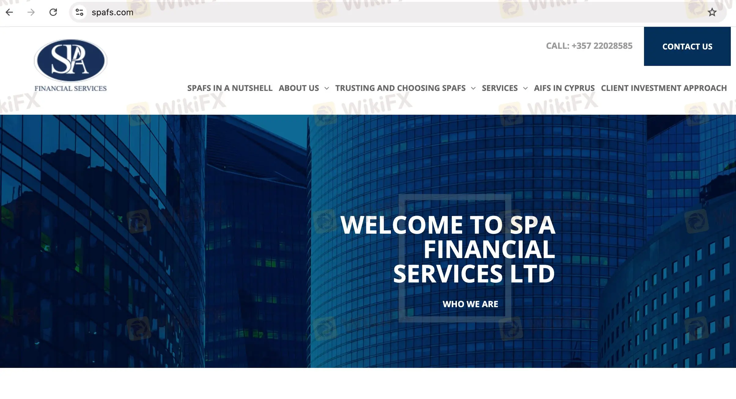 Информация о SPAFS