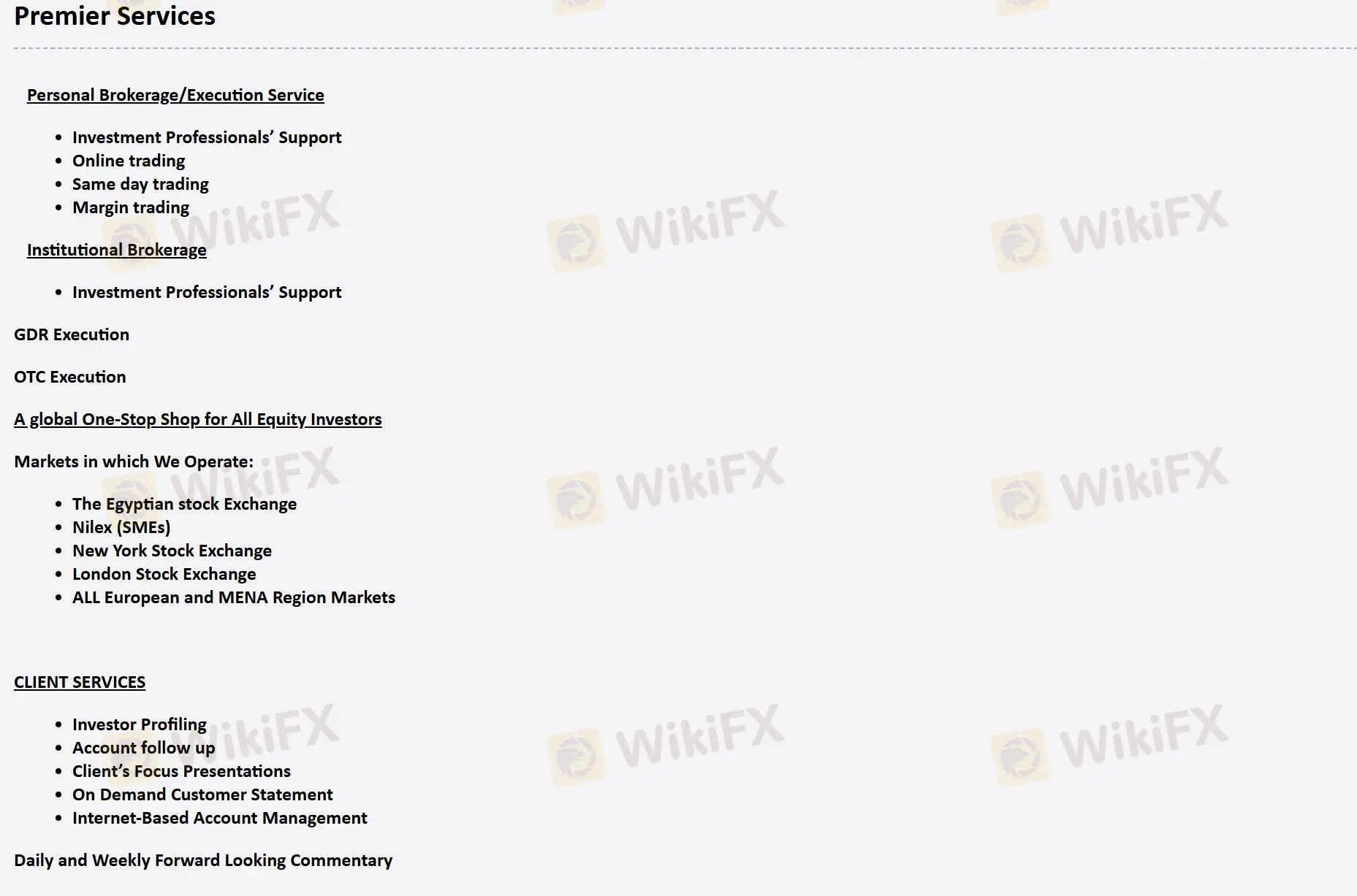 Mga Serbisyo Mga Serbisyo