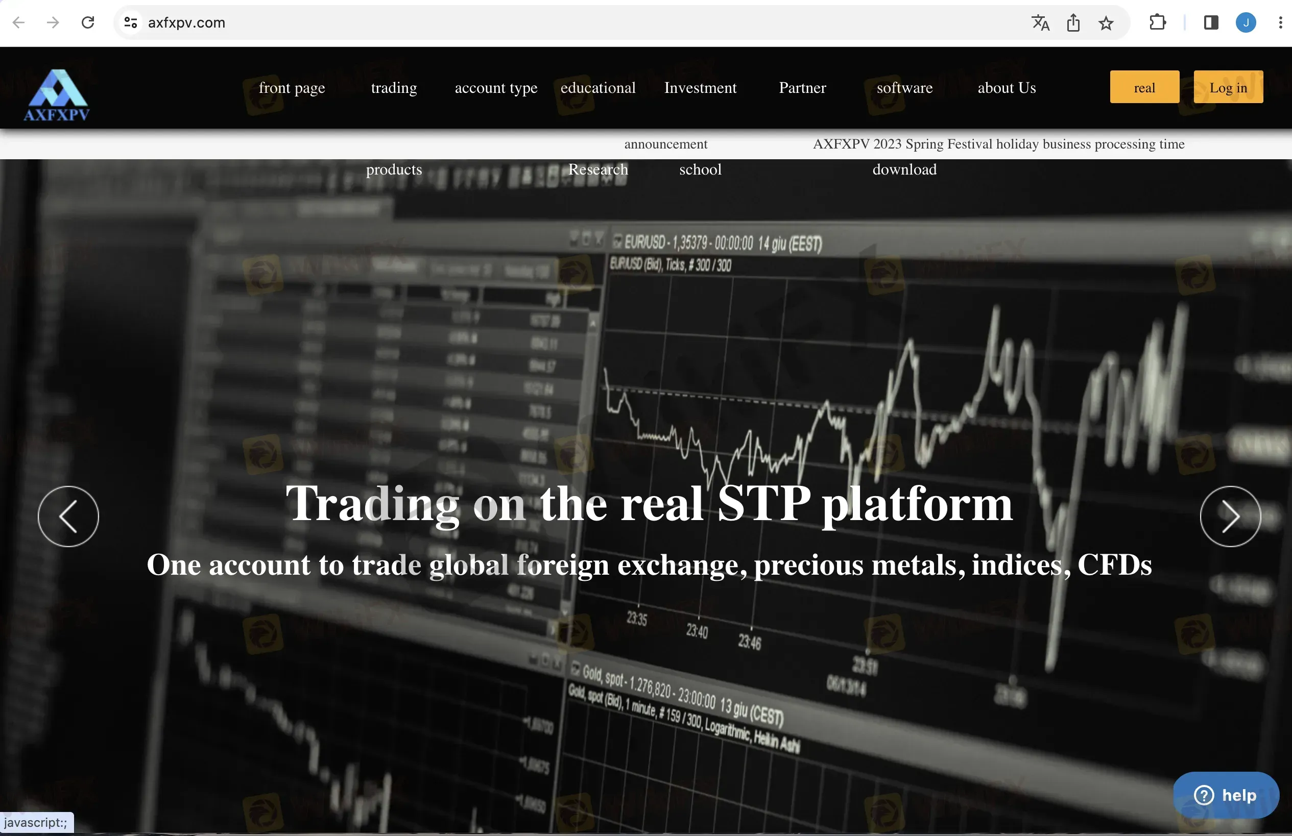 AXFXs homepage