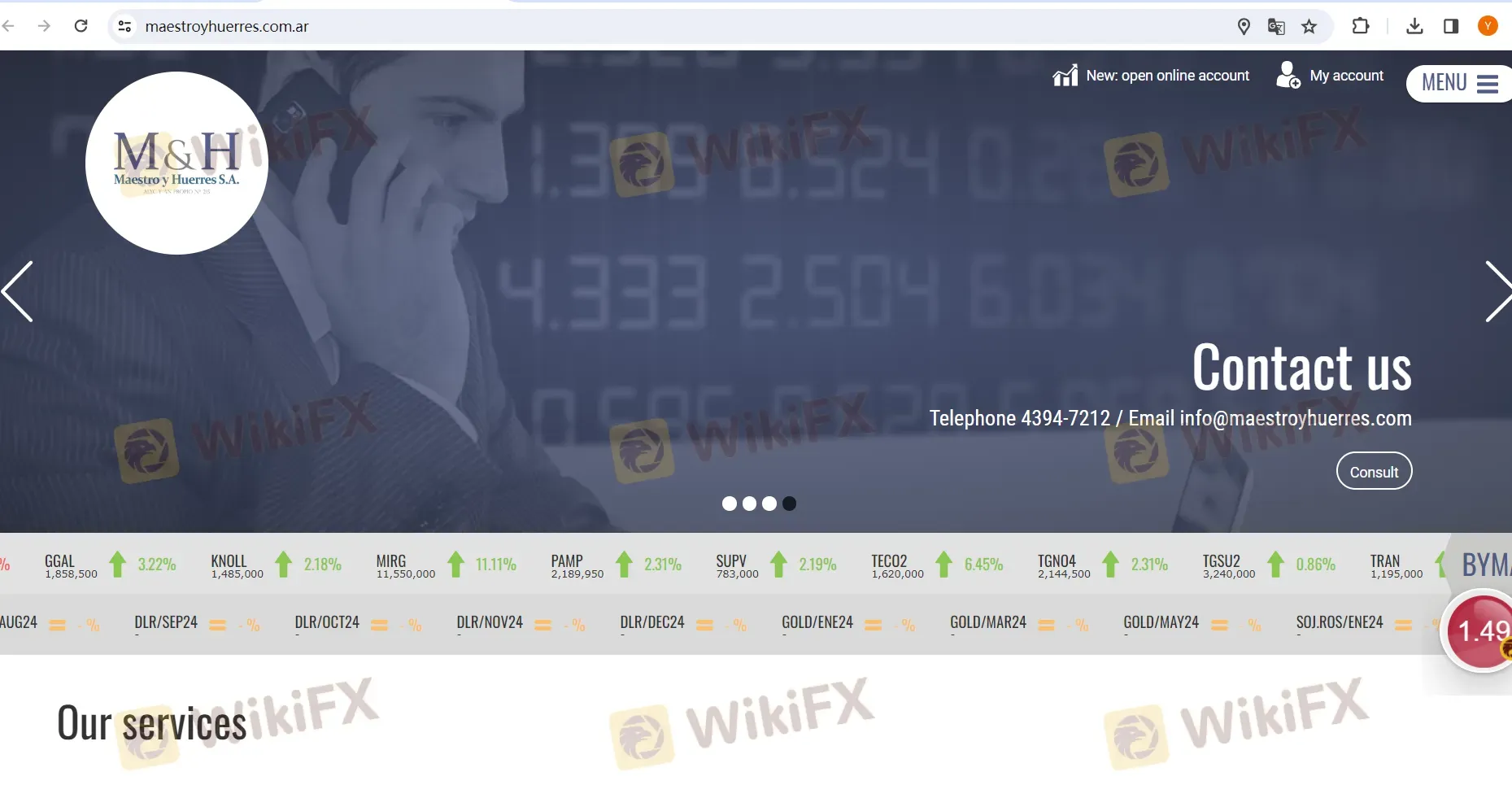 M&H's homepage