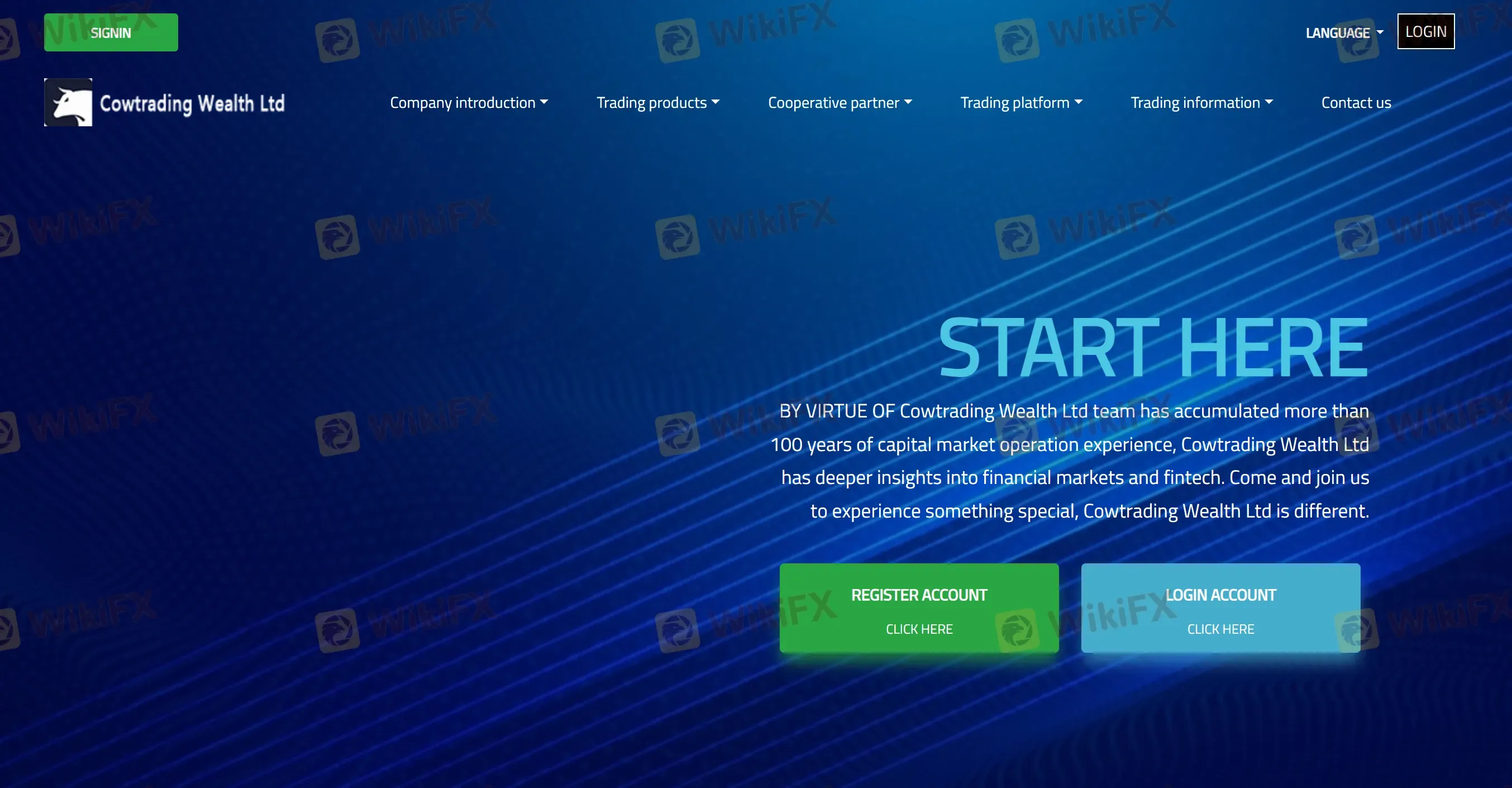 Cowtrading Wealth Ltd's homepage